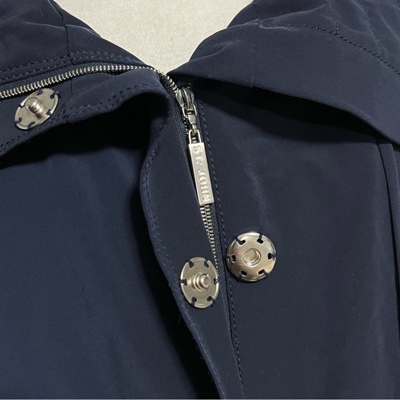 st. John Navy Blue Full Zip Jacket (no hood) - Picture 5 of 15